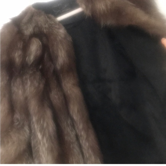 Vintage Genuine Sable Fox Fur Jacket - Mid Waist Size:Medium/(4-6) - Picture 13 of 17